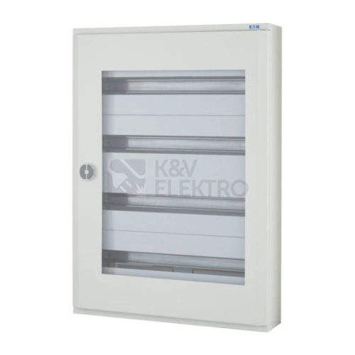 Rozvodnice na omítku EATON BF-OT-4/96-C bílá IP30 průhledné dveře 103104