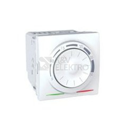 Schneider Electric Unica termostat otočný polar MGU3.501.18