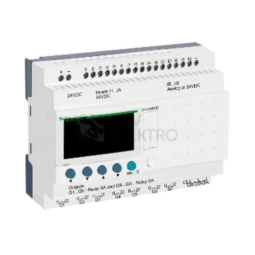 Řídicí reléový PLC modul Zelio Logic - 26 I/O - 24VDC Schneider Electric SR3B261BD