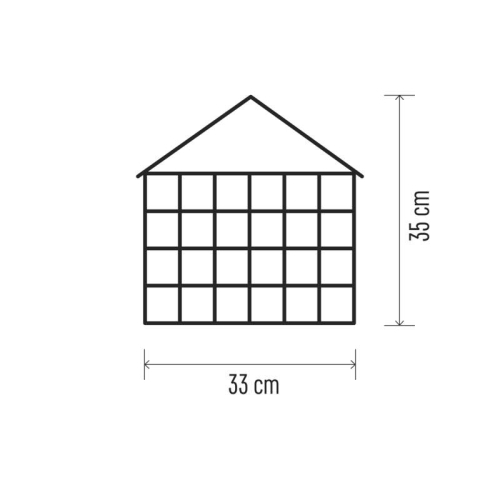 LED adventní kalendář EMOS DCWW02 ZY2316 2xAA vnitřní použití teplá bílá