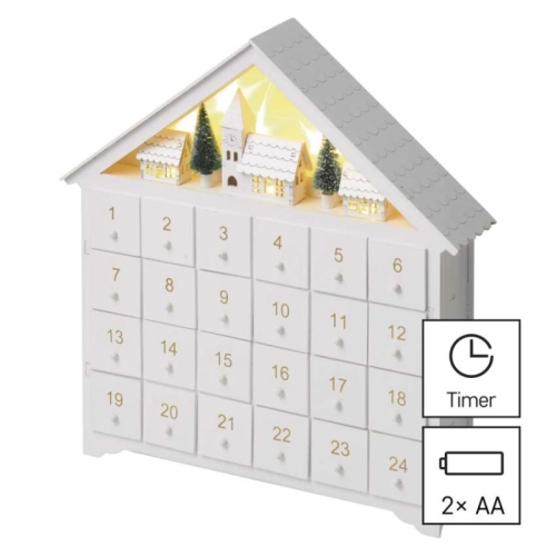 LED adventní kalendář EMOS DCWW02 ZY2316 2xAA vnitřní použití teplá bílá (obrázek 9)