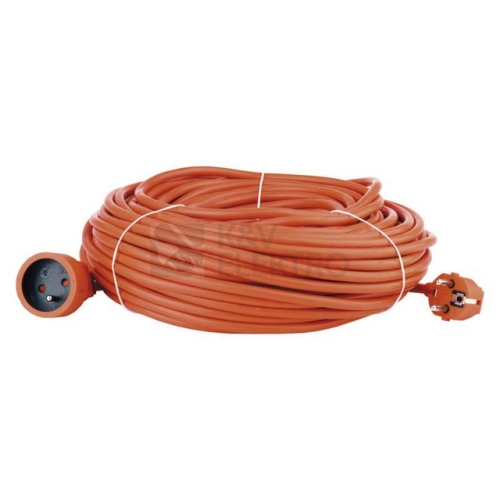 Prodlužovací kabel EMOS 40m/1zásuvka oranžová P01140 1901014000