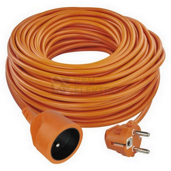 Obrázek produktu Prodlužovací kabel EMOS 40m/1zásuvka oranžová P01140 1901014000 0
