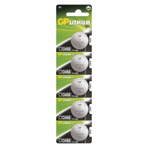 Knoflíková baterie GP CR2450 lithiová 1ks 1042245011 blistr (obrázek 4)