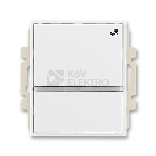 Obrázek produktu ABB snímač tlačítkový jednonásobný (Ego-n) bílá/bílá 3271E-A28900 03 0