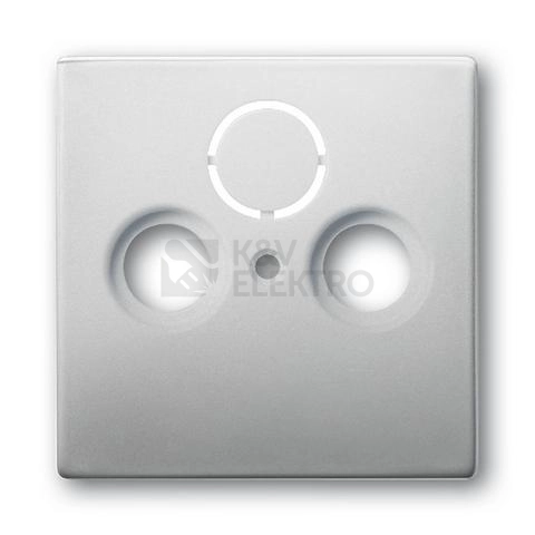 Obrázek produktu ABB Future Linear kryt zásuvky televizní ušlechtilá ocel 1724-0-4271 (1743-866) 2CKA001724A4271 0