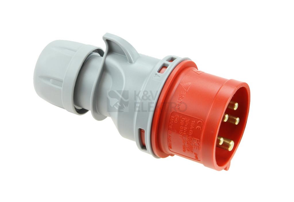 Obrázek produktu Vidlice PCE 025-6TT 32A/5P/400V IP44 Turbo Twist 0