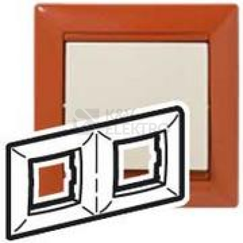 Legrand Valena dvojrámeček terra 770012