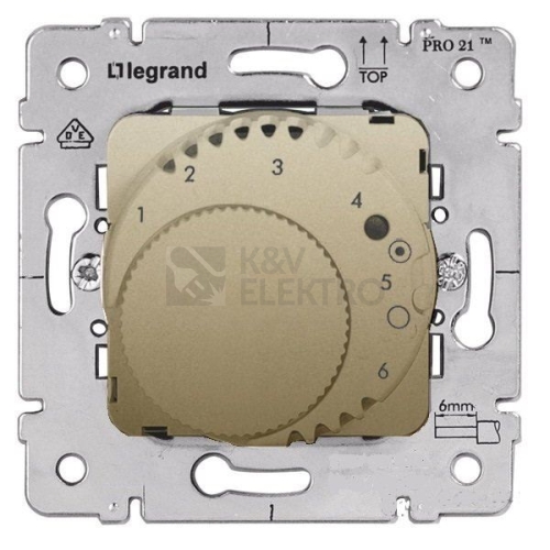 Legrand Galea Life termostat titanová 775686