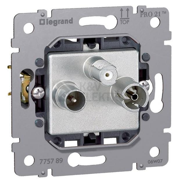 Obrázek produktu Legrand Galea Life mechanismus zásuvka TV-RD-SAT individ. 775789 0