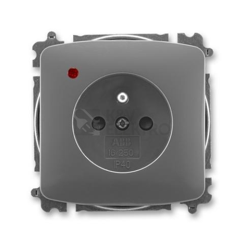 ABB Tango zásuvka kouřová šedá 5599A-A02357 S2 s přepěťovou ochranou