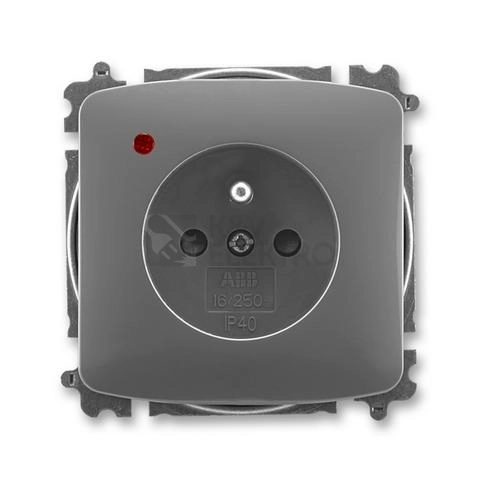 Obrázek produktu ABB Tango zásuvka kouřová šedá 5599A-A02357 S2 s přepěťovou ochranou 0