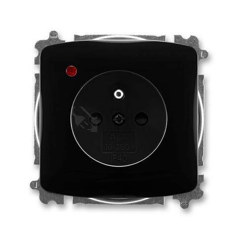 Obrázek produktu ABB Tango zásuvka černá 5599A-A02357 N s přepěťovou ochranou 0