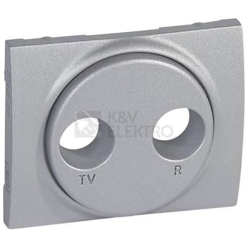 Legrand Galea Life kryt zásuvky TV-RD hliníková 771372