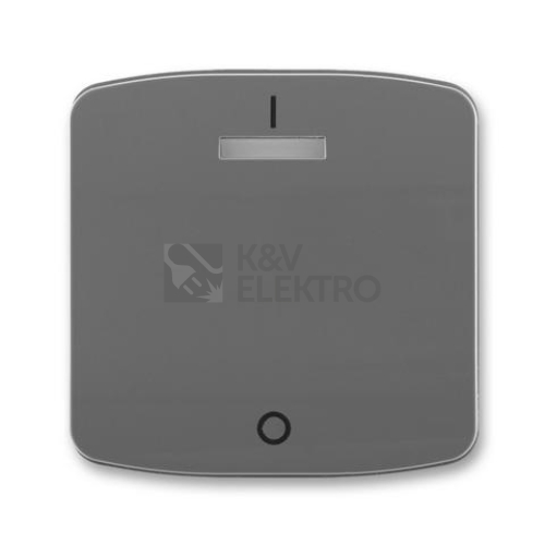 ABB Tango kryt vypínače kouřová šedá 3558A-A00933 S2 s průzorem
