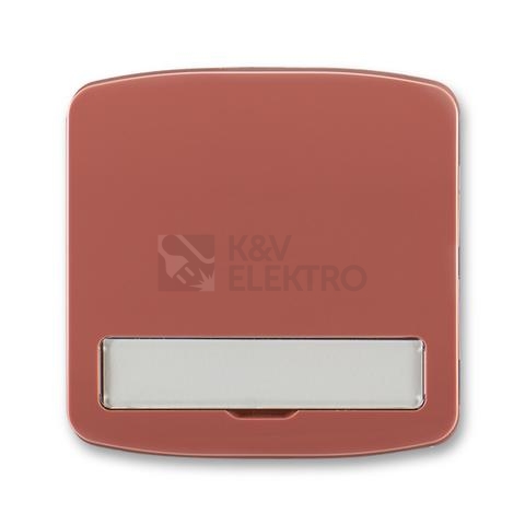 Obrázek produktu ABB Tango kryt vypínače vřesová červená 3558A-A00620 R2 s popisovým polem 0