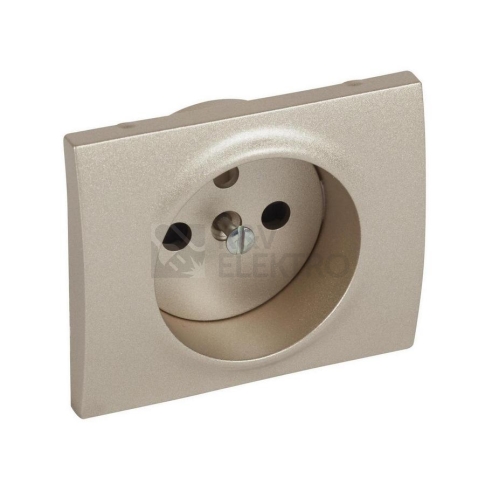 Legrand Galea Life kryt zásuvky 2P+T s clonkami titan 771428