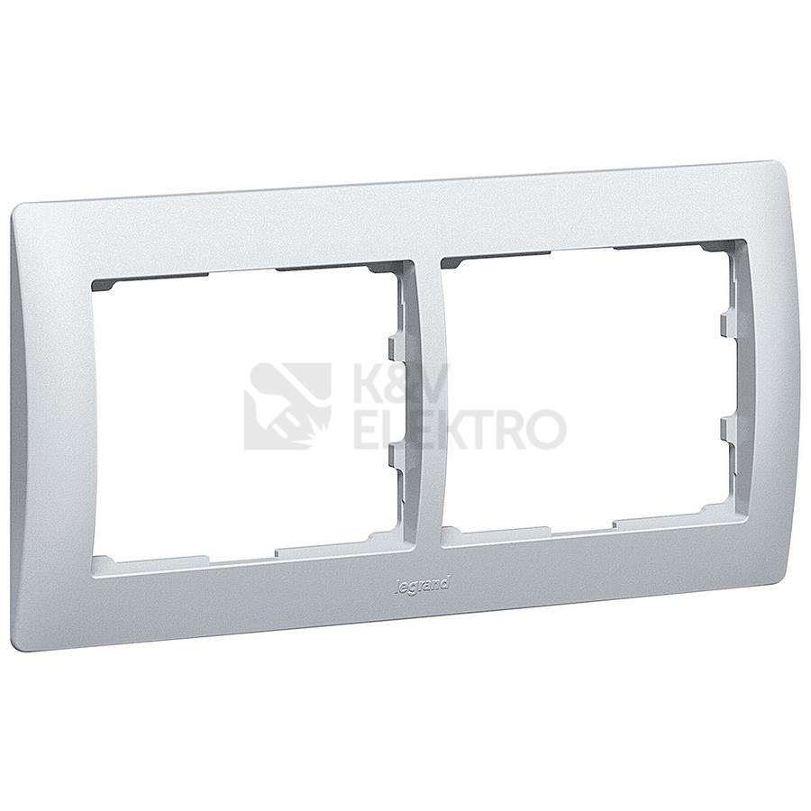 Obrázek produktu Legrand Galea Life dvojrámeček hliník 771302 0