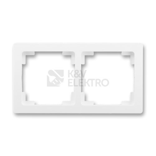 ABB Swing L dvojrámeček jasně bílá 3901J-A00020 B1