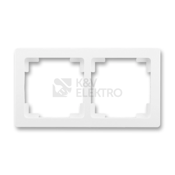 Obrázek produktu ABB Swing L dvojrámeček jasně bílá 3901J-A00020 B1 0