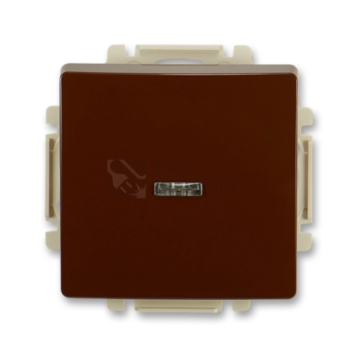 ABB Swing (L) vypínač č.6So hnědá 3557G-A06341 H1