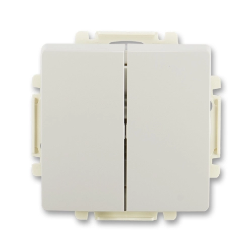 ABB Swing (L) vypínač č.6+6 dvojitý světle šedá 3557G-A52340 S1
