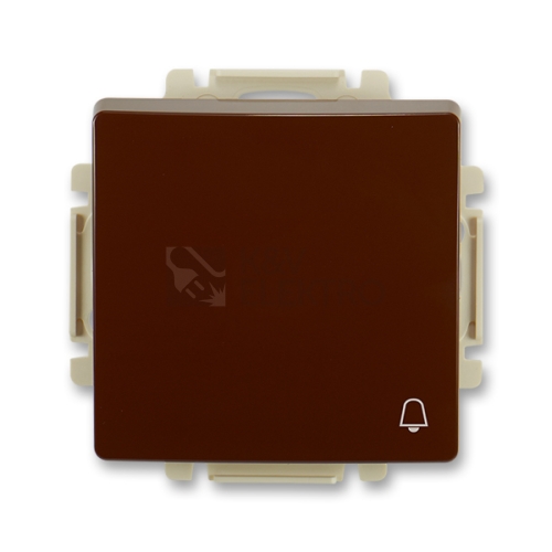 ABB Swing (L) tlačítko č.1/0 hnědá 3557G-A80343 H1 symbol zvonku