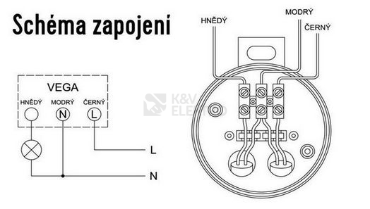 Obrázek produktu Spínač soumrakový ORBIS VEGA 5-300lux IP54 1000803 1