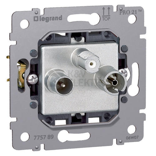 Obrázek produktu Legrand Galea Life mechanismus zásuvka TV-RD-SAT koncová 775790 0