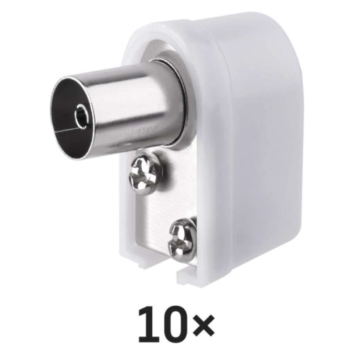Anténní konektor EMOS K1821 IEC úhlový samice (obrázek 4)