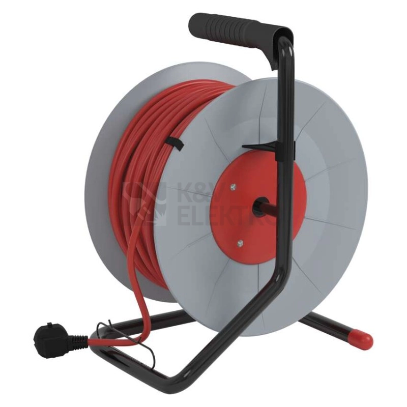 Obrázek produktu Prodlužovací kabel na bubnu 50m/4zásuvky 3x1,5mm2 oranžová EMOS P19450 1908045010 7