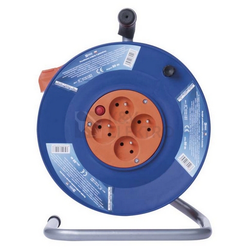 Obrázek produktu  Prodlužovací kabel na bubnu 50m/4zásuvky 3x1,5mm2 oranžová EMOS P19450 1908045010 1