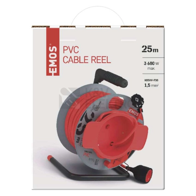 Obrázek produktu PRODLUZ. PKB 25M/1 ZAS. 220V PVC 3X1,5 5