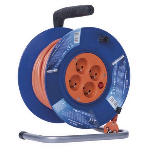 Prodlužovací kabel na bubnu 25m/4zásuvky 3x1,5mm2 oranžová EMOS P19425 1908042501 (obrázek 4)