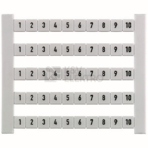 Obrázek produktu Štítek označovací DEK 6 FWZ 71-80 /0518960071/ (500ks) 0