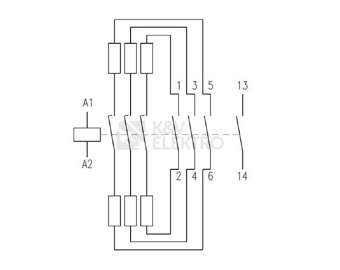 Obrázek produktu KOMP. STYKAC DILK33-10 400V50HZ,440V60HZ 2