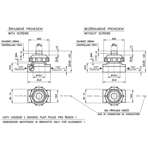 Vypínač Desko 3274-01824 tlačítkový vestavný 2A 250V 3274-01824