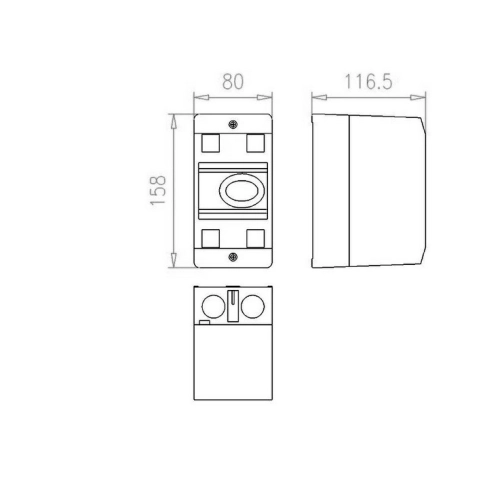 Motorový spouštěč + kryt IP65 EATON PKZM01-4-G 2,5-4A 286085 (obrázek 5)