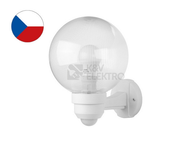 Obrázek produktu Svítidlo PANLUX ZPP-S-20/B E27 60W s pohybovým čidlem bílá 4