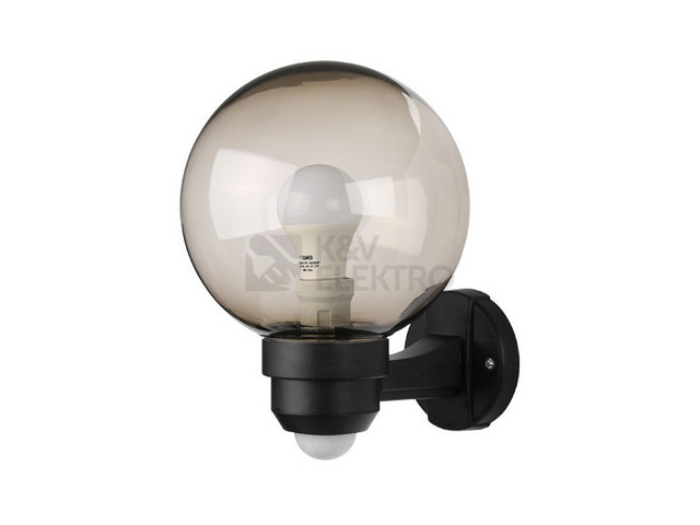 Obrázek produktu Nástěnné svítidlo s čidlem Panlux PARK ZOK-S-20/C kouřová E27 60W 0