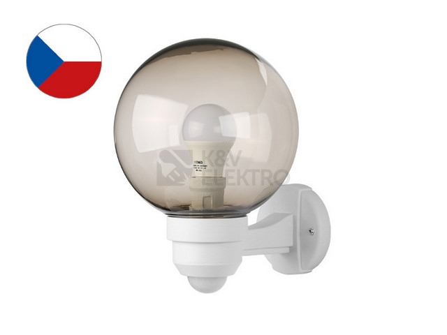 Obrázek produktu  Nástěnné svítidlo s čidlem Panlux PARK ZOK-S-20/B kouřová E27 60W 4