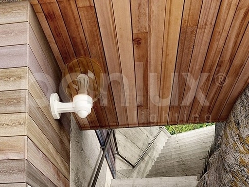 Obrázek produktu Nástěnné svítidlo s čidlem Panlux PARK ZOM-S-20/B mléčná E27 60W 1