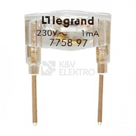 Obrázek produktu Legrand Galea Life doutnavka oranžová 230V 0,5mA 775897 0