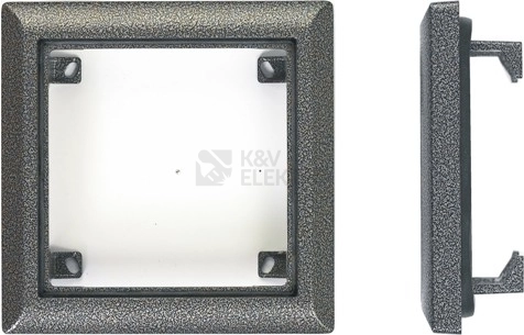 Obrázek produktu Montážní rámeček TESLA KARAT 1modul (antika stříbrná) 4FF 127 11.2 0