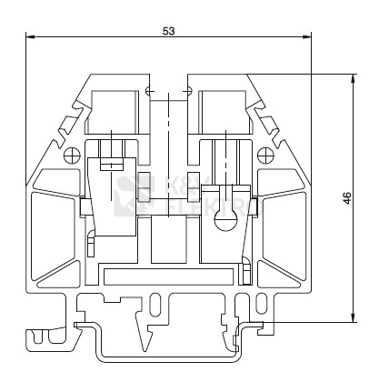 Obrázek produktu Svorka Elektro Bečov RSA 16 A tmavě modrá A161136 1