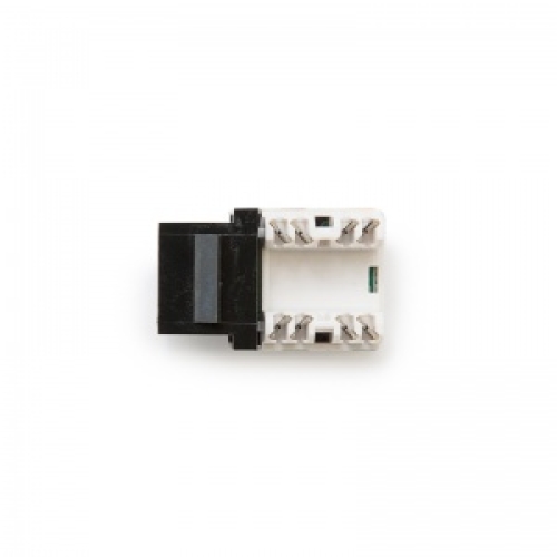 Konektor keystone Keline KEJ-C5E-U-BK RJ45 Cat.5e UTP 1208.10 černá pro šikmé nosné masky