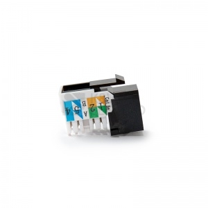 Obrázek produktu  Konektor keystone Keline KEJ-C5E-U-BK RJ45 Cat.5e UTP 1208.10 černá 1