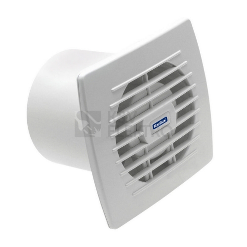 Axiální koupelnový ventilátor Kanlux CYKLON EOL120HT 70941 s časovým doběhem a hygrostatem