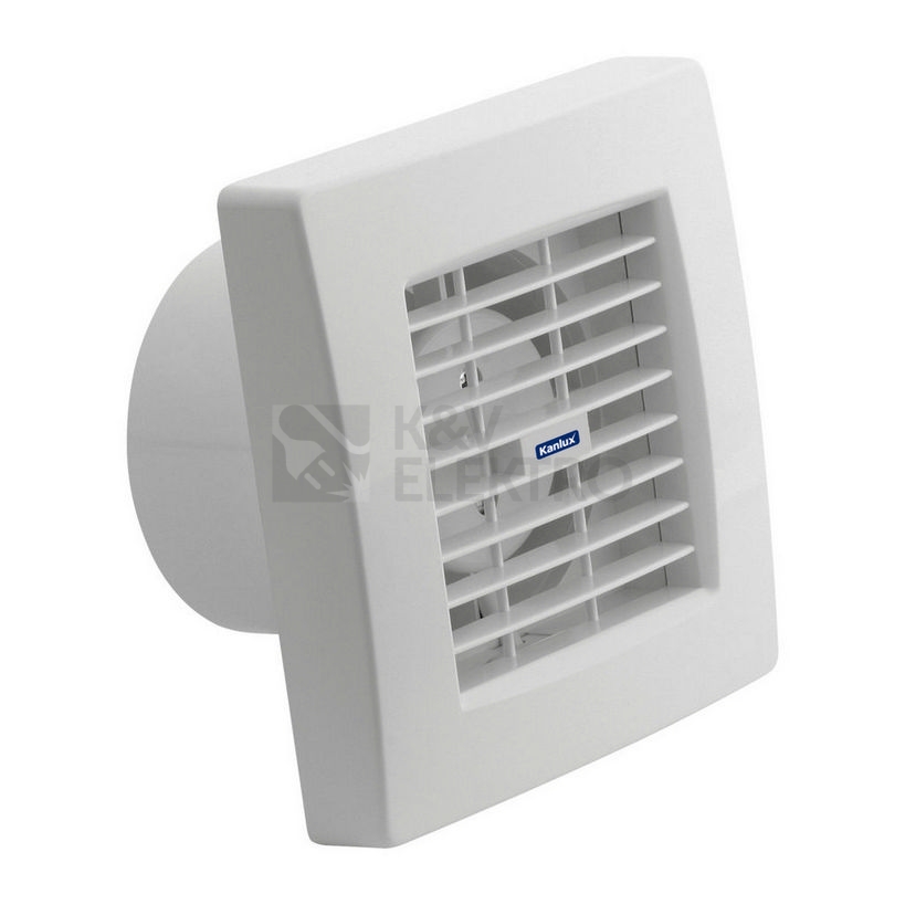 Obrázek produktu Axiální koupelnový ventilátor Kanlux TWISTER AOL100T 70953 s automatickou žaluzií a časovým doběhem 0