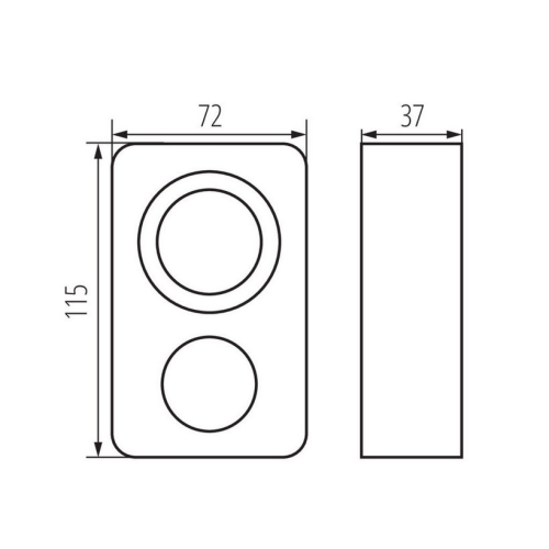 Spínací zásuvka/spínací hodiny Kanlux STER TS-MF1 01001